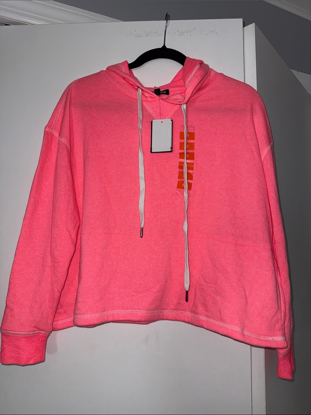 Steve Madden Neon Pink Hoodie